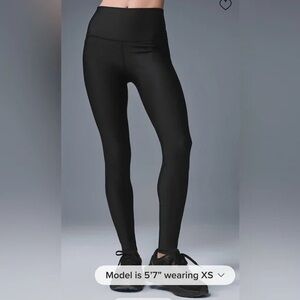 Alo High Waist Airlift Legging Size Large NWT Blackj